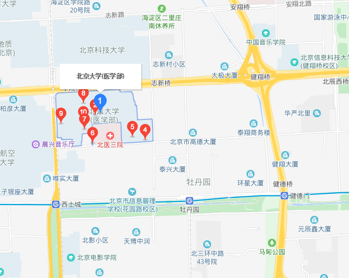 北京大學醫學部地址在哪里