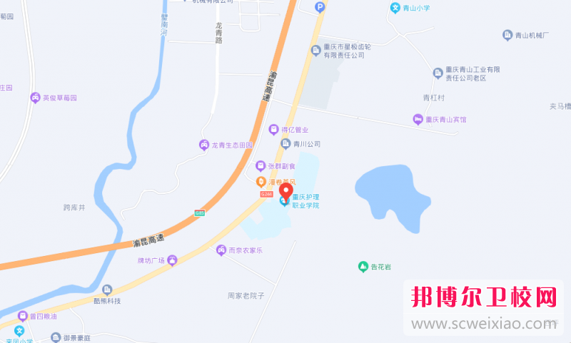 重慶護理職業學院地址在哪里，哪個地區，哪個城市?